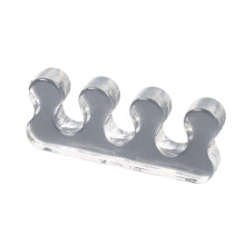 Gel Toe Separators for Overlapping Toes and Bunions, Soft Gel Cushioning with Ergonomic Curved Design