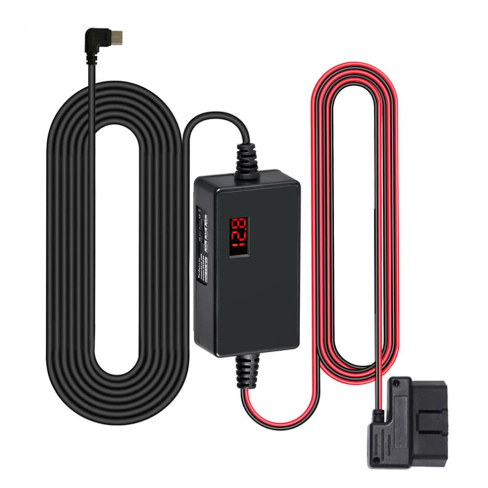 Obd2 To Usb C Hardwire Cable For Dash Cam Gps Dvr, Continuous Power And Low Voltage Protection Â 3.1M 9073542234579