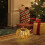 Glass Pumpkin Decoration with LED Lights 1pc 4