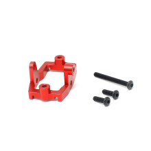 Servo Mount Aluminum Upgrade for Traxxas TRX4M 1/18 RC Crawler, Enhanced Steering Precision, Red