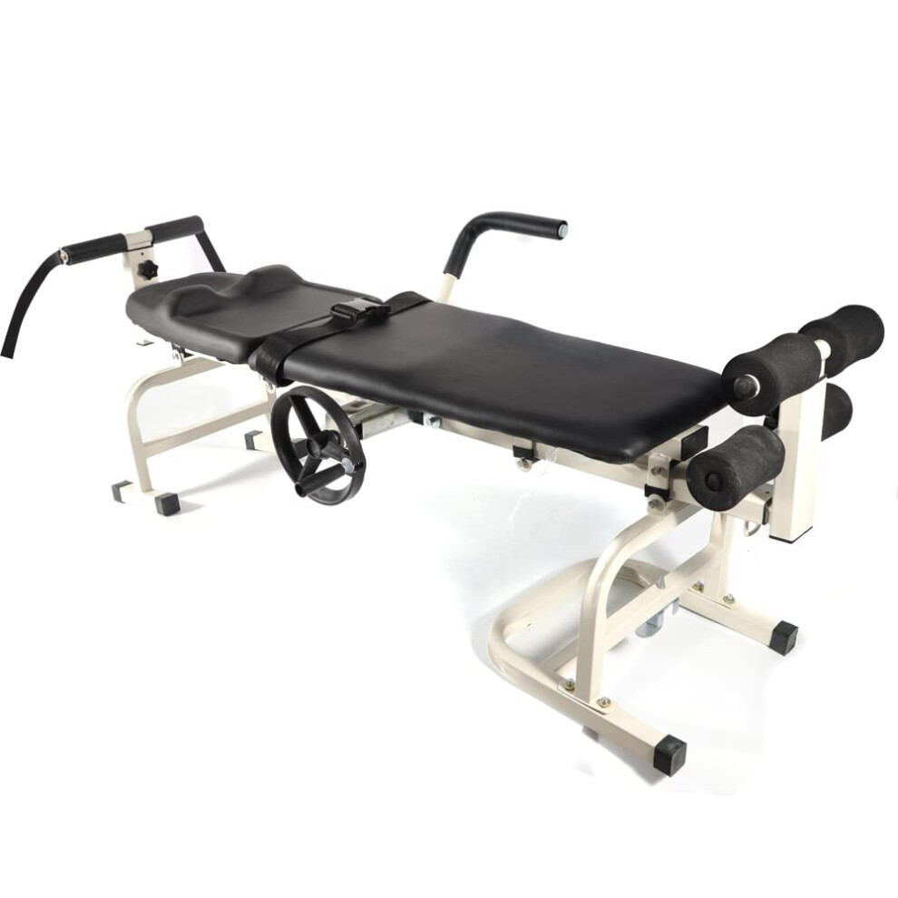 Multifunctional Lumbar Traction Bed with Bidirectional Cervical Spine Stretching and Adjustable Comfort Support
