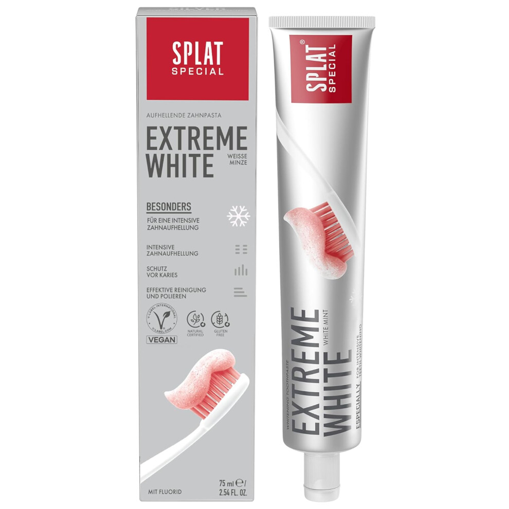 Splat Special Polishing Toothpaste - For Surface Stain Removal, Vegan - 75Ml