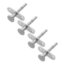 4pcs Spring Loaded Latch Pin Set Stainless Steel Bed Hardware for Cribs Furniture Quick Height Adjustment