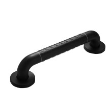 Bathroom Grab Bar 58cm Black Non Slip Rustproof Wall Mounted Shower Safety Handrail for Elderly