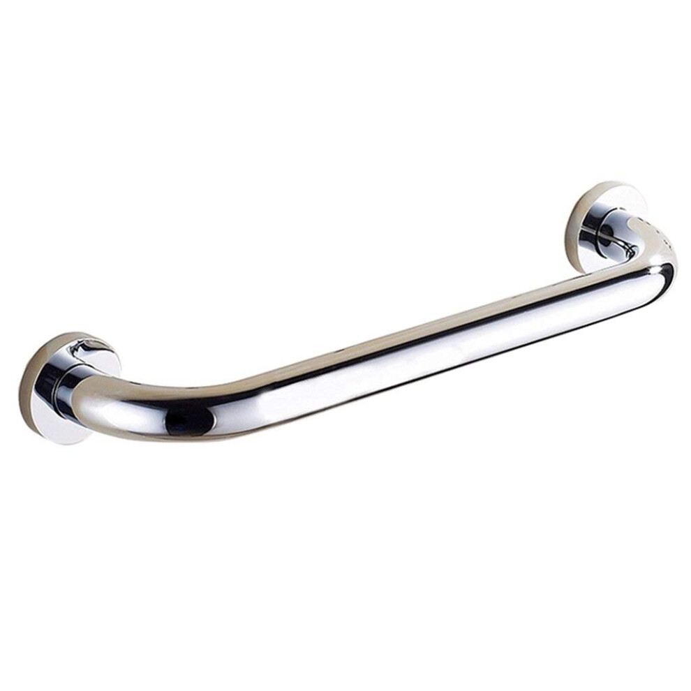 Grab Bar 55cm Chrome Bathroom Safety Handrail with NonSlip Brass Armrests for Elderly and Disabled