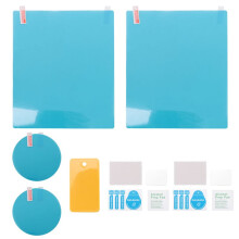 4Pcs Car Rearview Mirror Film Car Side Mirror Anti-Glare Film Film Anti-Fog Rain Waterproof Membrane Protector Car Rearview Mirror Side Window (2