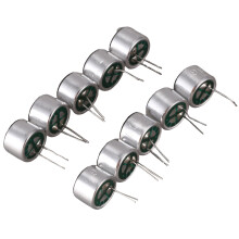 10 Stueck 9,7 mm x 7 mm 2 Pin MIC Capsule Elektret Kondensator Mikrofon