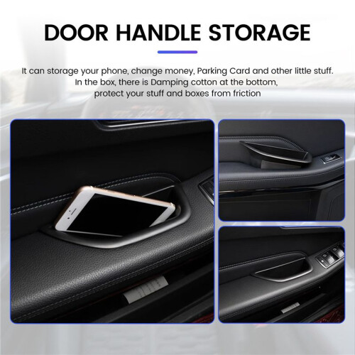 for   2010-2015 E Class W212 E200 E260 E320 Door Handle Container Holder Tray Storage Box Car Organizer Accessories
