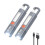 2 Pack Rechargeable LED Flashlights  Lumens USB C Zoomable Waterproof Flashlight for Camping 1