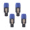 Speaker Plug Twist Lock 4 Pole Speaker Plug compatible with Neutrik Speakon NL4FC, NL4FX, NLT4X, NL2FC - 4 PACK 1