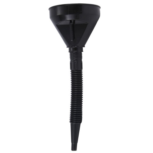 Filter funnel thickening tank and motorcycle gasoline filter funnel