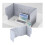 Foldable Acoustic Desk Divider 24'/31'/39' Noise Reduction Privacy Panel for Office or Study 1