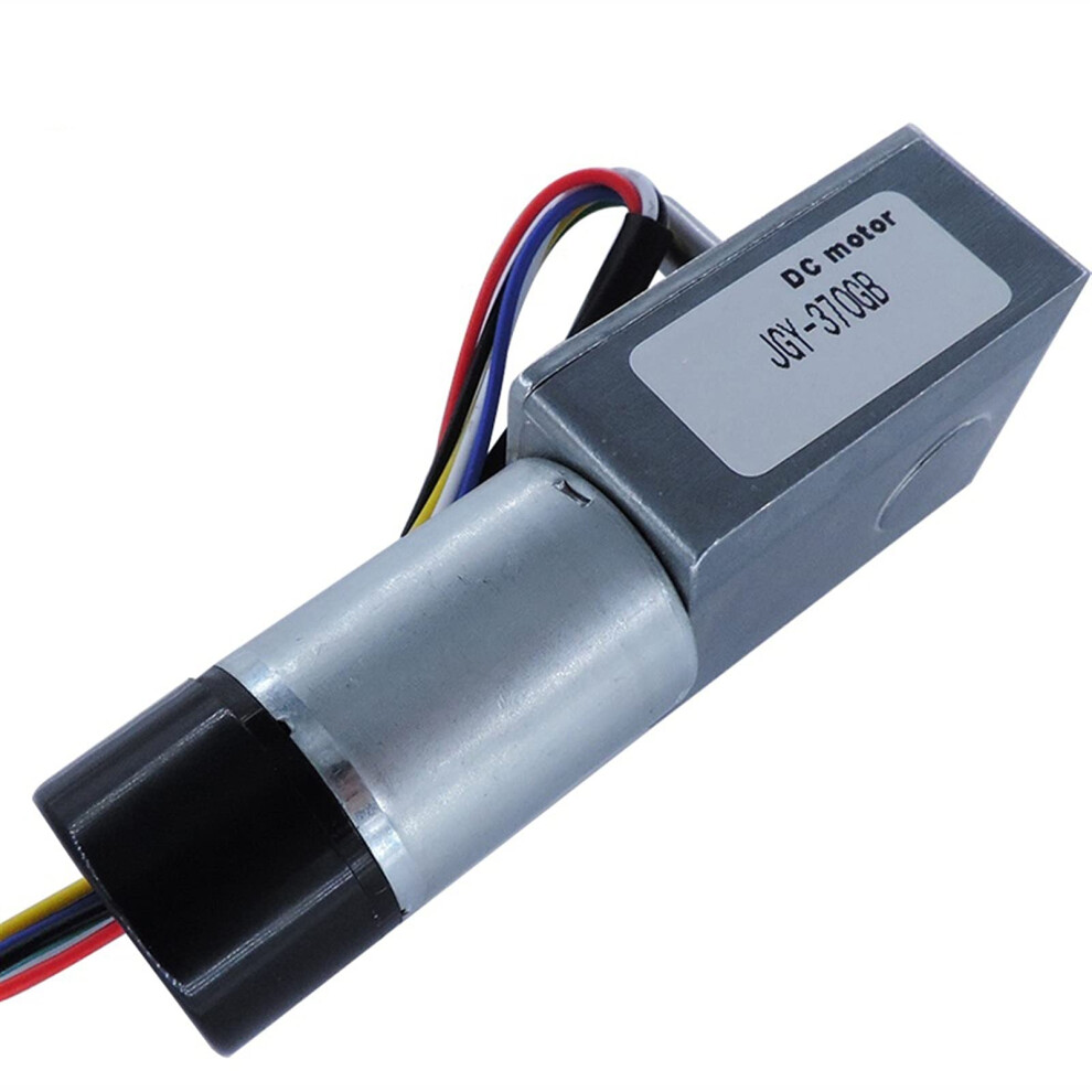 12V Dc Geared Motor With Encoder, Torque Low Noise Variable Speed Worm Gear Motor 150Rpm 9330225619970