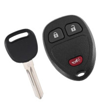 Key Fob Replacement for Chevy Silverado 20072013 and GMC Sierra 20082014 3 Button Lock Unlock Panic