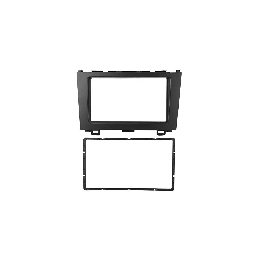Radio Fascia 20072010 Double Din Stereo Dash Kit With Factorylook Fit And Seamless Finish For Honda Crv Black 9073542236405