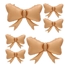 4pcs Macaron Caramel Jumbo Bow Balloons for Birthday Bridal Shower Wedding Backdrop Decor