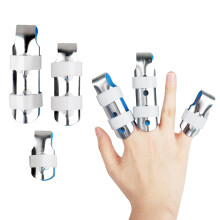 3PCS Trigger Finger Splint Adjustable Aluminum Finger Brace Breathable Stabilizer for Broken Finger and Arthritis Pain Relief (3 Sizes)
