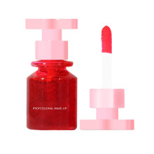 Long Lasting Lip Gloss and Watermelon Peel Off Lip Tint, Nonsticky Transfer Resistant 8ml Sparkly Lip Color