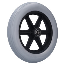 10 Inch Wheelchair Front Caster Wheel, Preinflated Explosionproof Durable Replacement Front Wheel for Walker