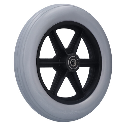 10 Inch Wheelchair Front Caster Wheel, Preinflated Explosionproof Durable Replacement Front Wheel for Walker