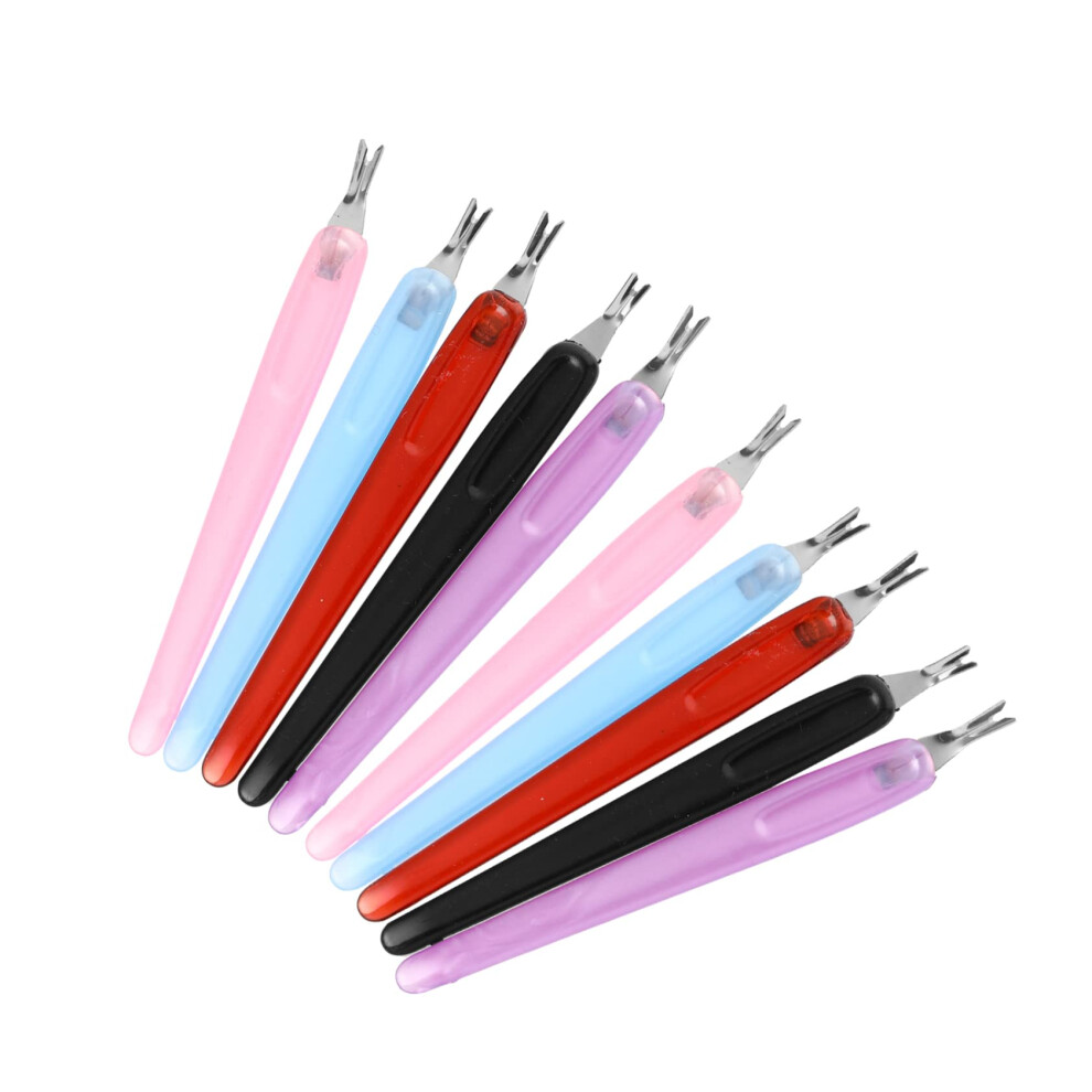 50PCS Professional Cuticle Trimmer and Dead Skin Remover Fork Set for Manicure Pedicure