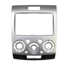 Double DIN Stereo Fascia Panel Adapter with Titanium Finish for Ford Ranger PJ PK and Mazda BT50