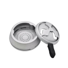 Aluminum Hookah Heat Management Device with Precise Heat Control and Ventilated Airflow Design