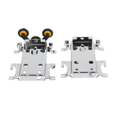 2pcs Sliding Door Rollers Set, Silent Smooth Closet Door Rollers, Wear‑Resistant and Durable