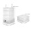 Travel Hanging Organizer with Foldable Packing Cube, Multi Compartment Design, Durable Oxford Fabric 3