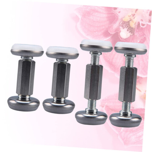 4Pcs Adjustable Bed Wall Stabilizer with AntiSlip Noise Reduction Support, Durable Stainless Build for Headboard, Sofa and Table 1
