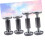 4Pcs Adjustable Bed Wall Stabilizer with AntiSlip Noise Reduction Support, Durable Stainless Build for Headboard, Sofa and Table 3