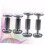 4Pcs Adjustable Bed Wall Stabilizer with AntiSlip Noise Reduction Support, Durable Stainless Build for Headboard, Sofa and Table 4