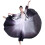 Ballroom Swing Skirt Lyrical-gradient black 720 degrees 90 long 1
