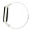 Orange Nylon Loop Comfortable Flexible Fit Adjustable Replacement Wristband for Mi Band 6 3