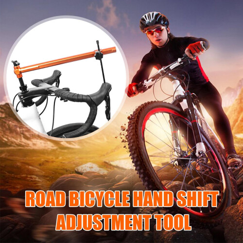 Road Bike Handlebar Adjustment Tool with Precise Angle Control, Durable Metal Bracket, Fast Lever Alignment 1