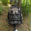 Nylon Drawstring Backpack Gym Bag for Women and Men, Large Capacity with Multi Pockets, Elephant 3