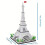Paris Eiffel Tower Building Block Set, 3ABS Material, World Famous Architecture Educational Toy, Micro Building Blocks, Gift for 2