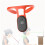 Smart Posture Corrector with Vibration Reminder, USB Rechargeable Trainer for Teens, Orange 1