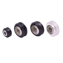 KTS 10pcs CNC V Slot Idler Pulley Wheel POM Plastic V Type for Openbuilds 5mm Bore No Bearing Smooth Motion