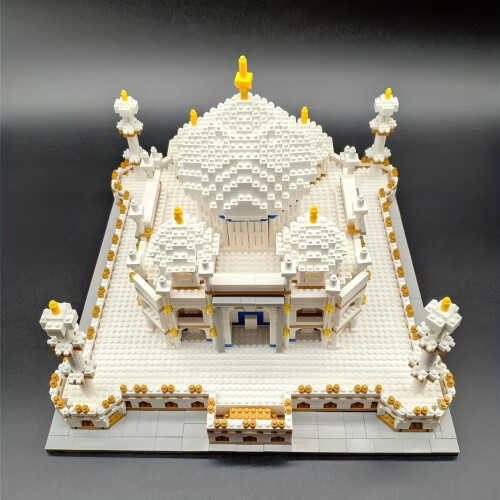 (Taj Mahal) Taj Mahal Building Blocks - Interlocking Brick Model for s &, Historical Replica, Architectural DIY Project, Educational