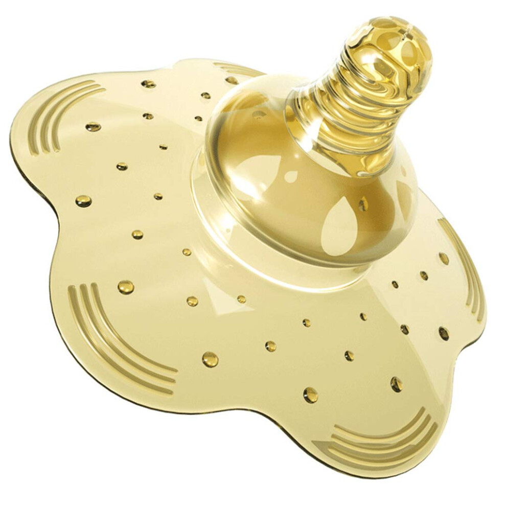 Silicone Nipple Shield For Breastfeeding Mothers, Soft Reusable Protector For Flat Or Inverted Nipples Silver