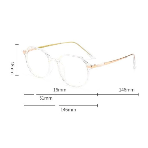 Pink Round Frame Blue Light Blocking Reading Glasses +100 Anti Eyestrain Computer Reading Glasses 1
