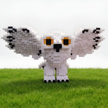 1380pcs Animal Building Block Set Owl Ornament - Educational 3D Puzzle, Hands-On Construction Toy Puzzle, Ideal for Holiday Gifts