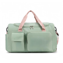 Waterproof Gym Duffel Bag with Shoe Compartment, Large Capacity Travel Tote for Men and Women