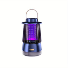 (Elegant Blue) A Portable Mosquito Killer Lamp, an Efficient Tool for Eliminating Mosquitoes and Flies, Can Guide Insects Away from the Activity