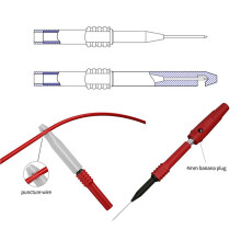2X Multimeter Test Leads Kit Digital Electrical Test Probes Set with Alligator Clips Test Tweezer Wire-Piercing