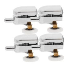 Shower Door Rollers Replacement Kit for Glass Sliding Doors, Durable Wheels for Smooth Motion