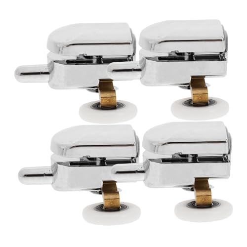 Shower Door Rollers Replacement Kit for Glass Sliding Doors, Durable Wheels for Smooth Motion