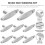 Music Box Winding Key Replacement Set 10Pcs Iron T Shape Handle for DIY Clockwork 3