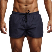 Mens Swim Trunks Quick Dry Swimwear Zipper Pockets, Swim Shorts with Mesh Lining Deep  XXL